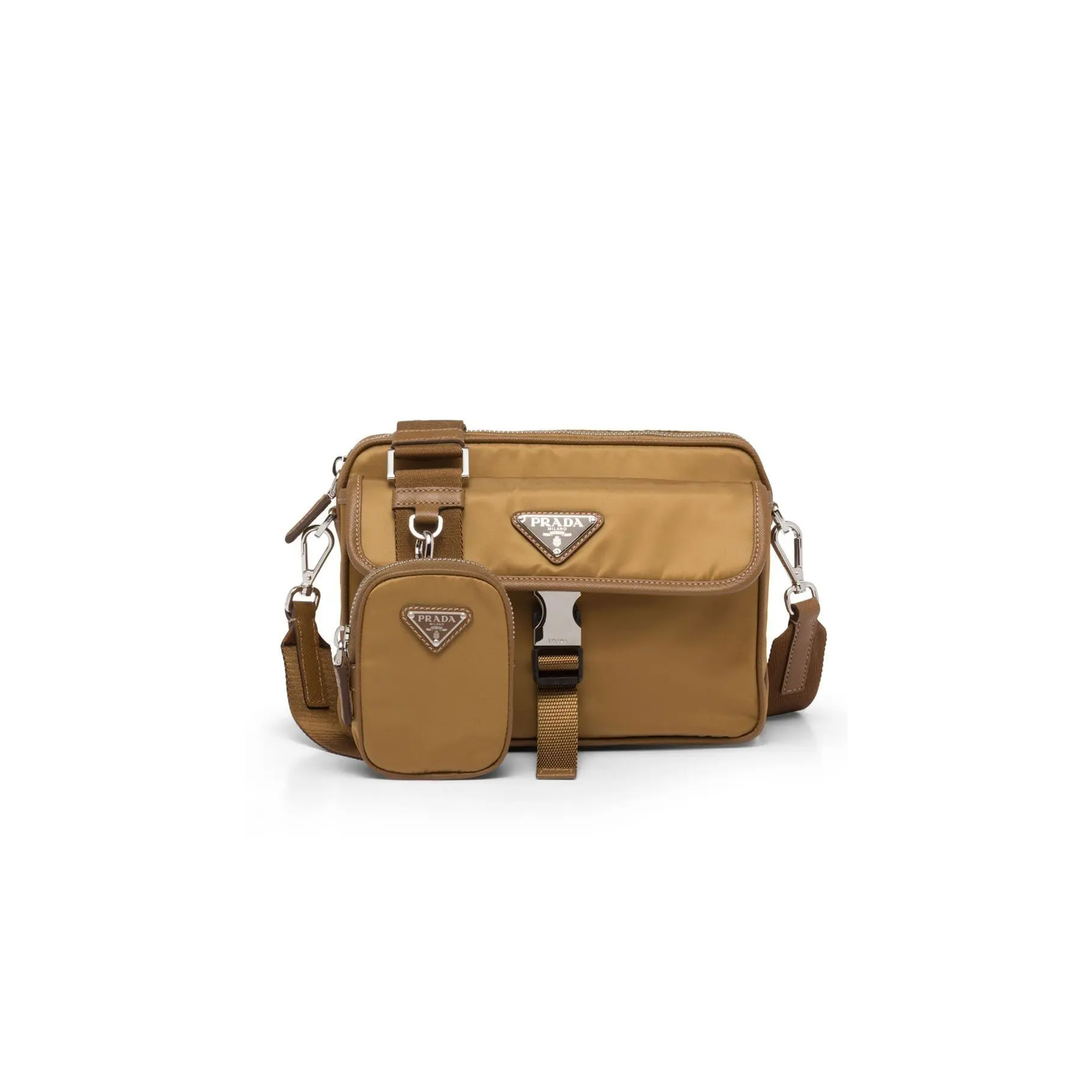 Pra*a re-nylon pouch crsbody bag 2vh133 (22*16*5cm)